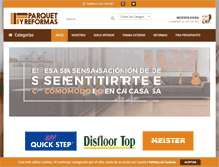 Tablet Screenshot of parquetyreformas.com
